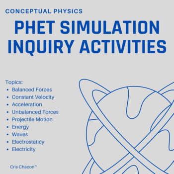 07 Energy Skate Park Phet Simulation Summary By Conceptual Physics