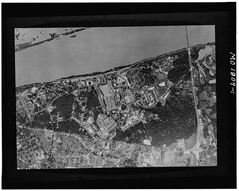 1 Aerial View Ca 1957 60 Jefferson Barracks Jefferson Barracks St Louis County Mo