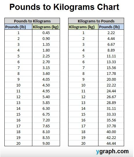 10.6 kg to lbs Converter