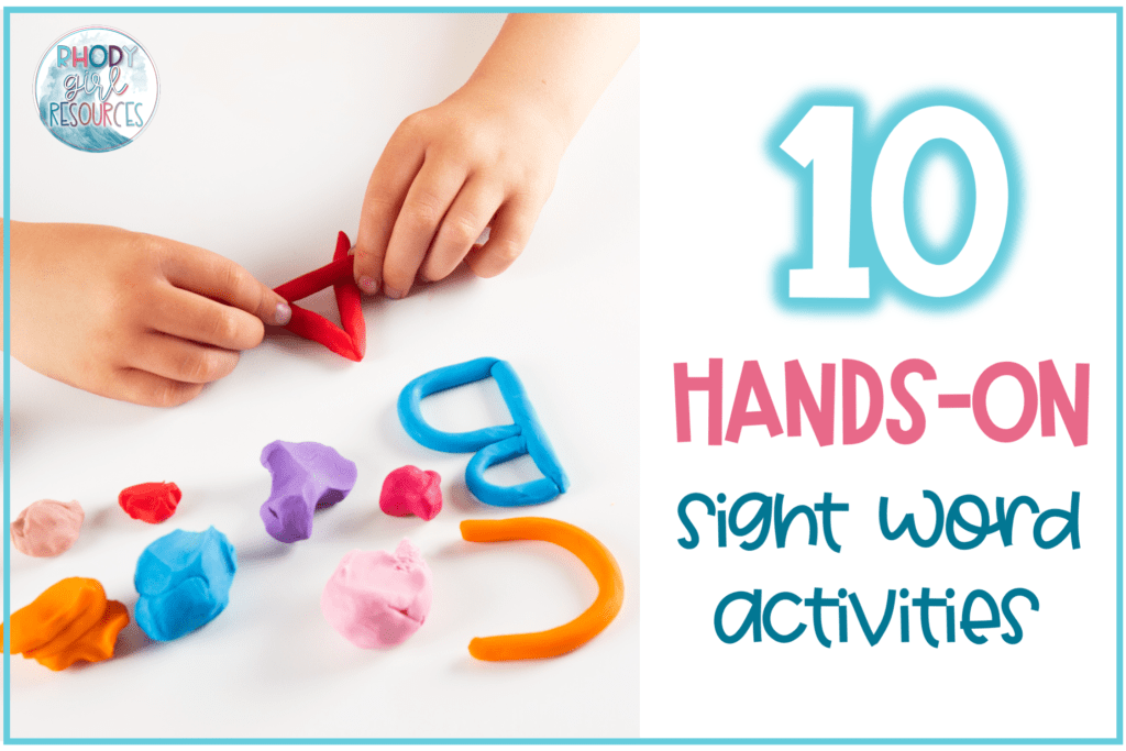 10 Engaging And Fun Hands On Sight Word Activities For Kindergarten