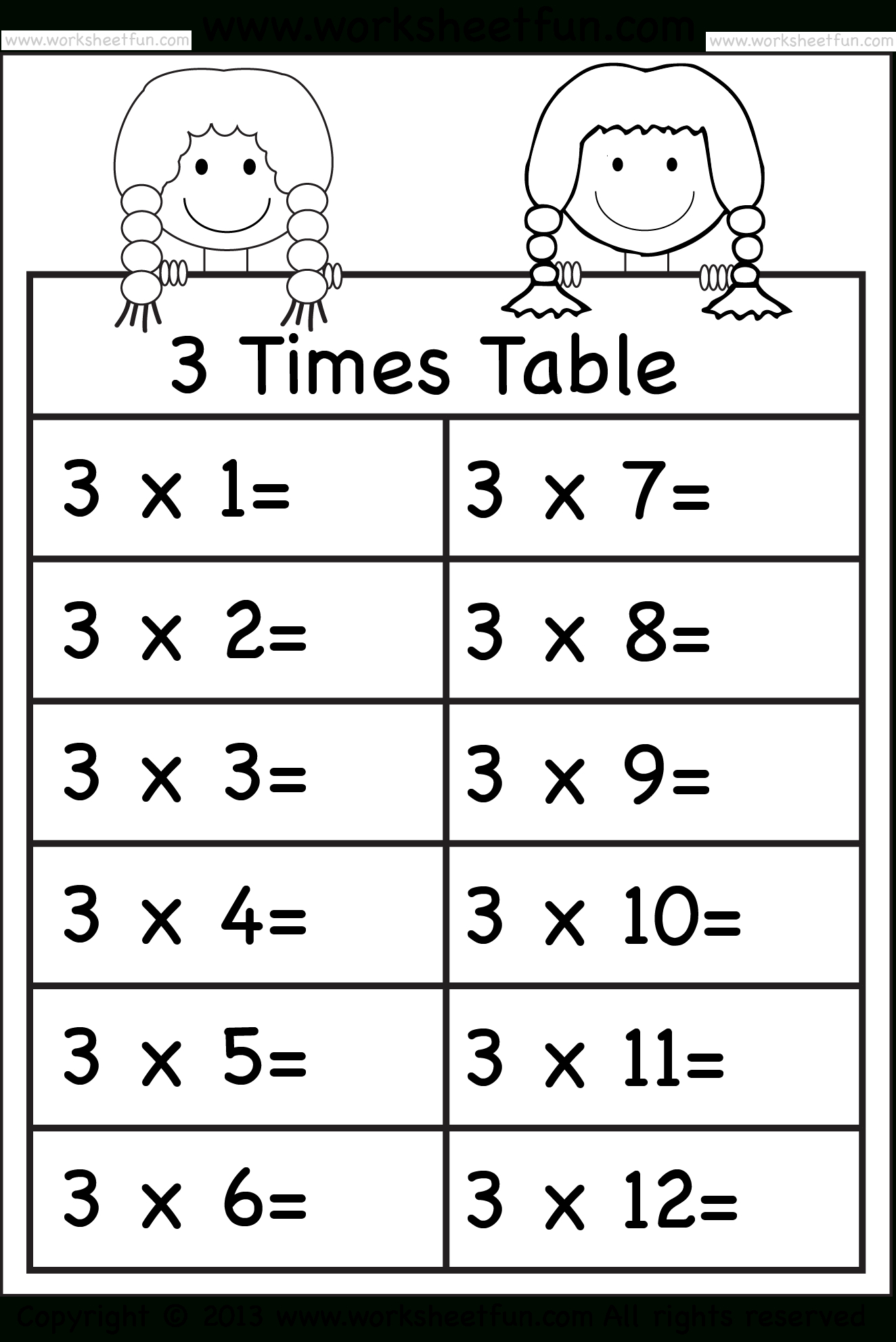 10 Free 7 Times Table Chart Worksheets Fun Activities