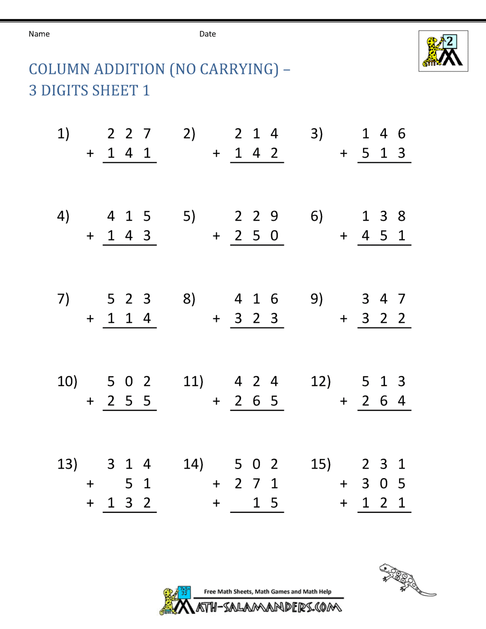 10 Free Printable Second Grade Math Worksheets Worksheets Decoomo