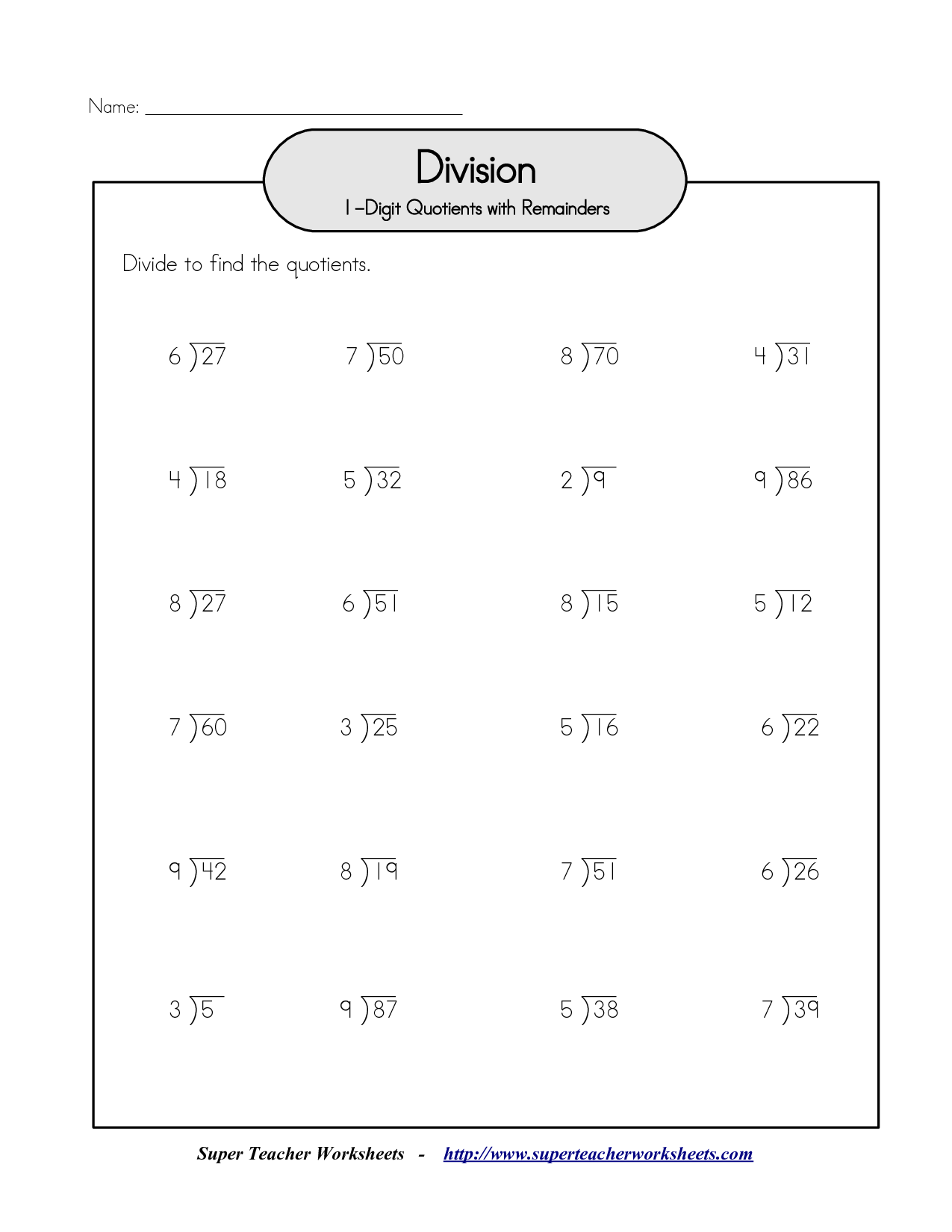 10 Two Digit Division Worksheets Worksheets Decoomo