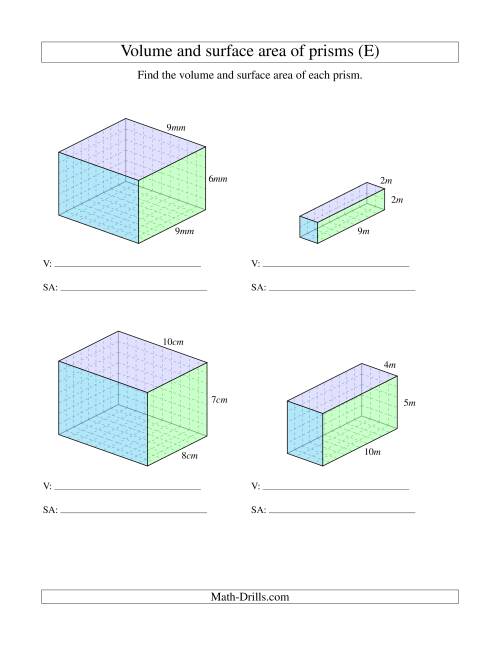 10 Volume Of Rectangular Prism Worksheet Pdf Worksheets Decoomo