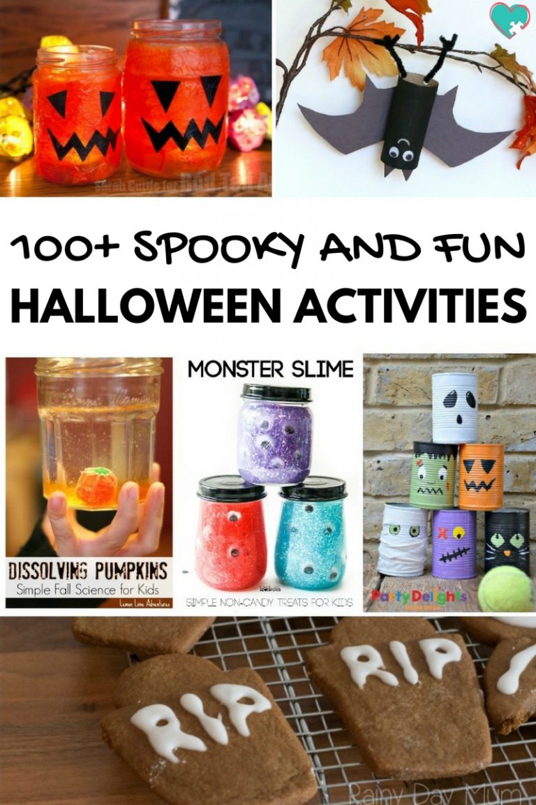 100 Spooky Fun Halloween Activities For Kids Autistic Mama