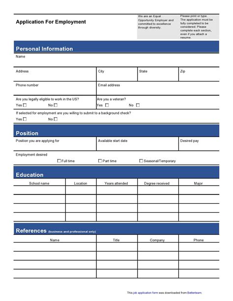 105 Employment Application Template Microsoft Word Page 4 Free To Edit Download Print Cocodoc