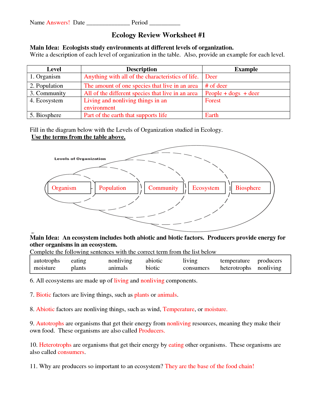 10 Engaging 10th Grade Science Worksheets