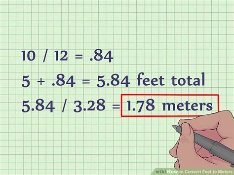 11 Feet In Meters Calculatio