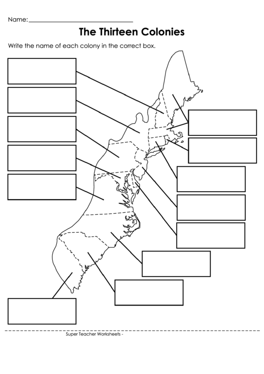 13 Colonies Free Printable Worksheets 13 Thirteen Original Colonies Facts Information In 2021