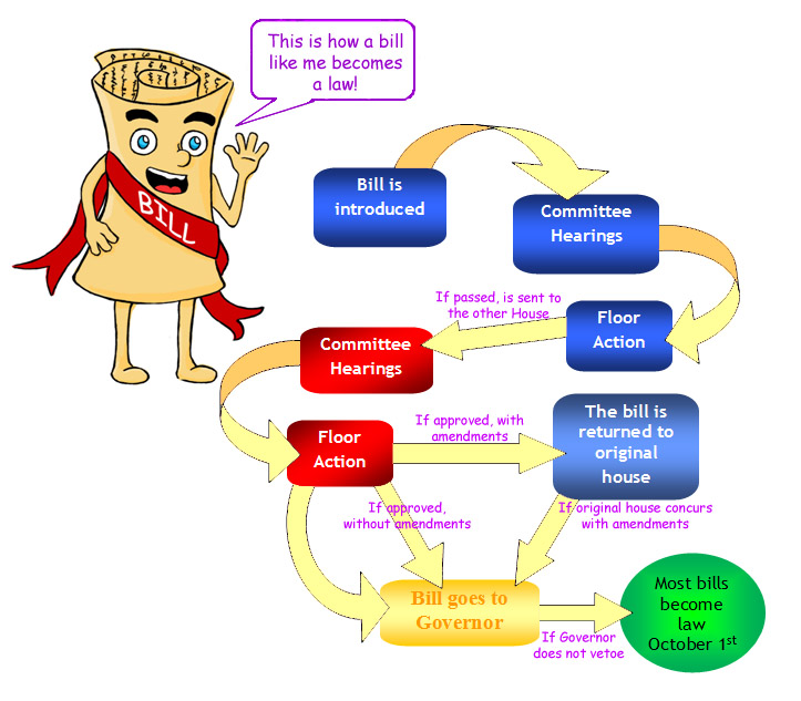 13 Flowchart How A Bill Becomes A Law