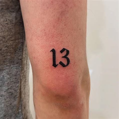 7 Meanings Behind 13 Tattoo