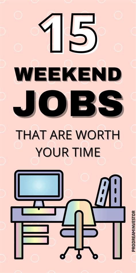 15 Best Weekend Jobs You Can Do From Home