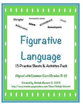 15 Figurative Language Practice Sheets Activities By Inspire Dream Create