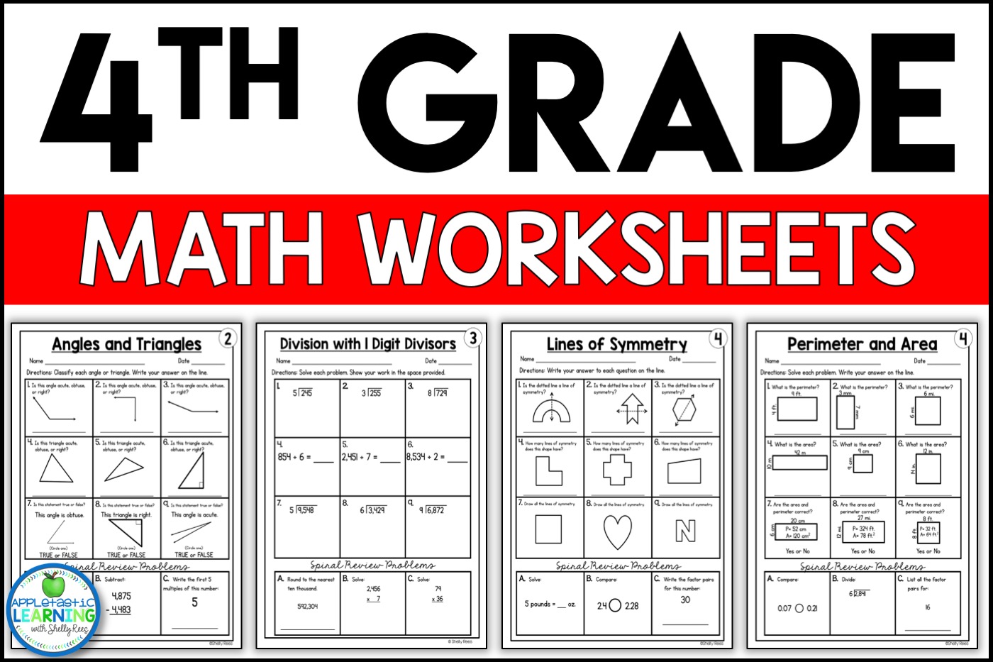 16 Free 4Th Grade Math Worksheets And Printable Math Worksheets