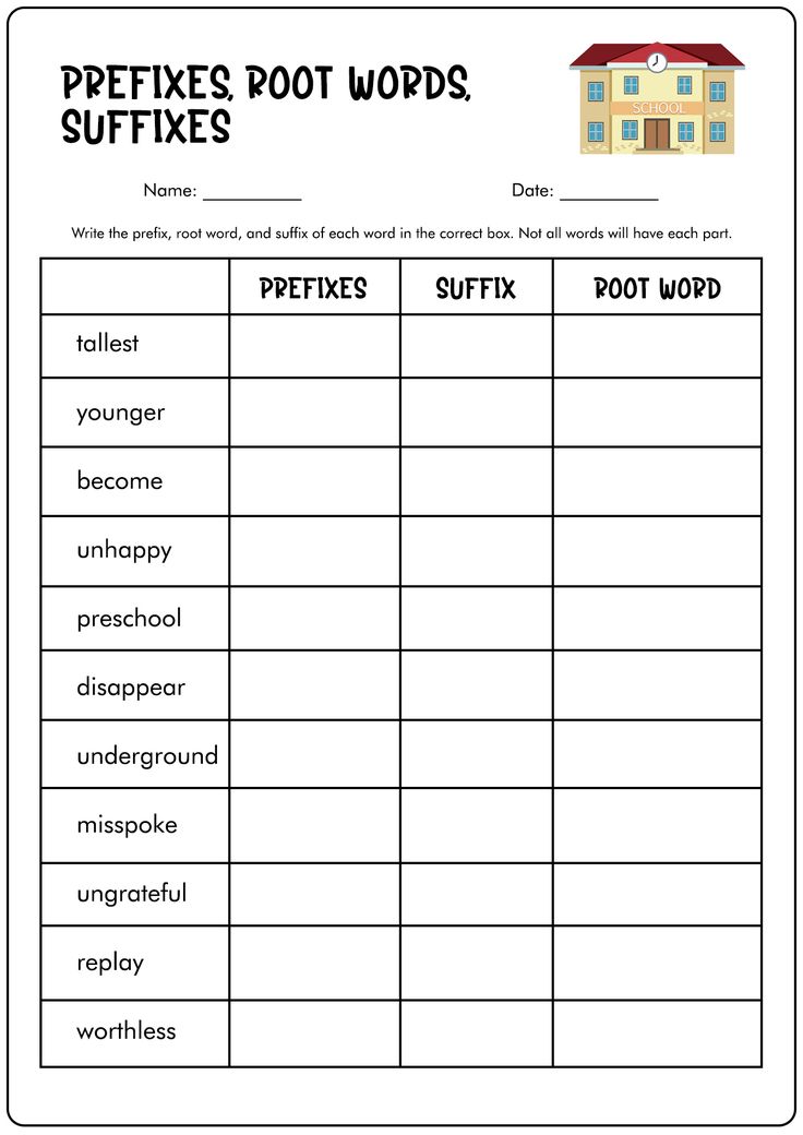 19 Free Printable Prefix Worksheets 4Th Grade Teaching Prefixes