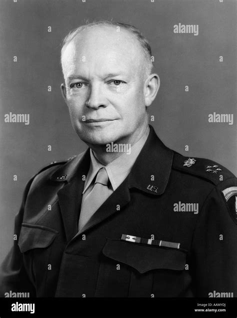 1940S Portrait Of Five Star General Of The Armies Dwight D Eisenhower Later 34Th President Of