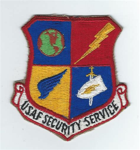 1950S 60S Usaf Security Service 1 Patch 1910015331