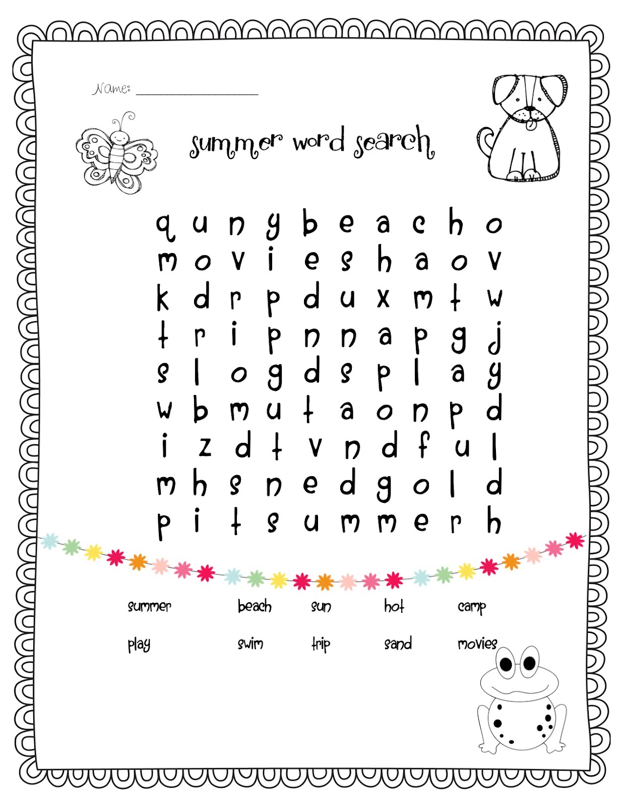 1St Grade Grammar Worksheets Printable Word Searches