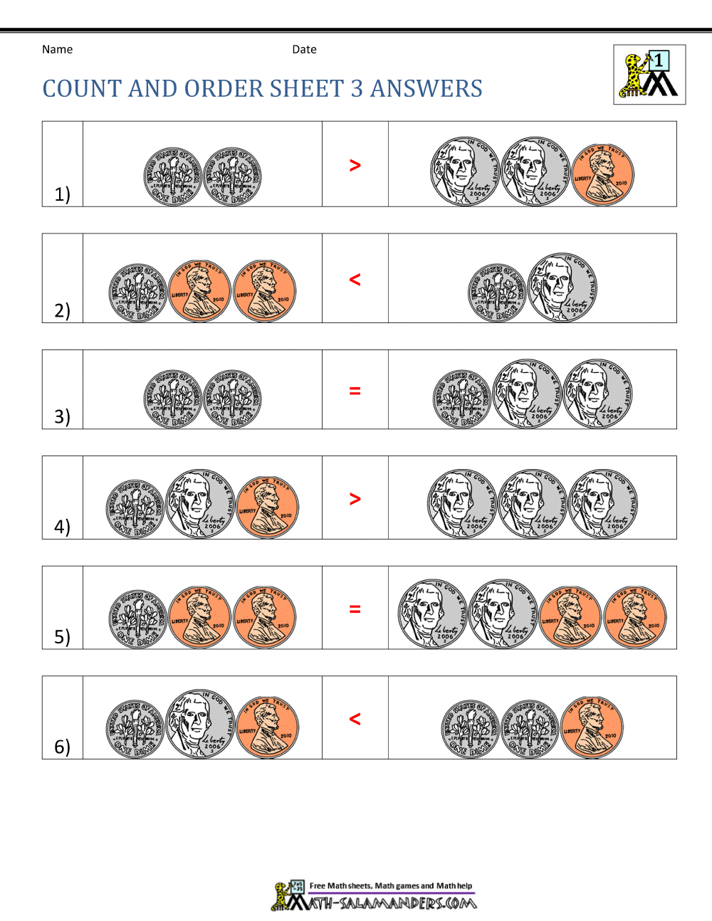 1St Grade Money Worksheets Free Printable Counting Money Practice