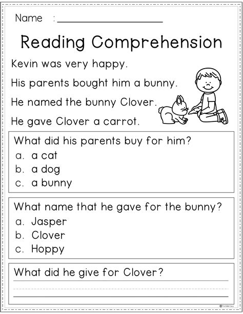 1St Grade Reading Comprehension Worksheets Multiple Choice In 2023 Students Read The Text And