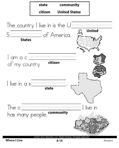 1St Grade Social Studies Workbook