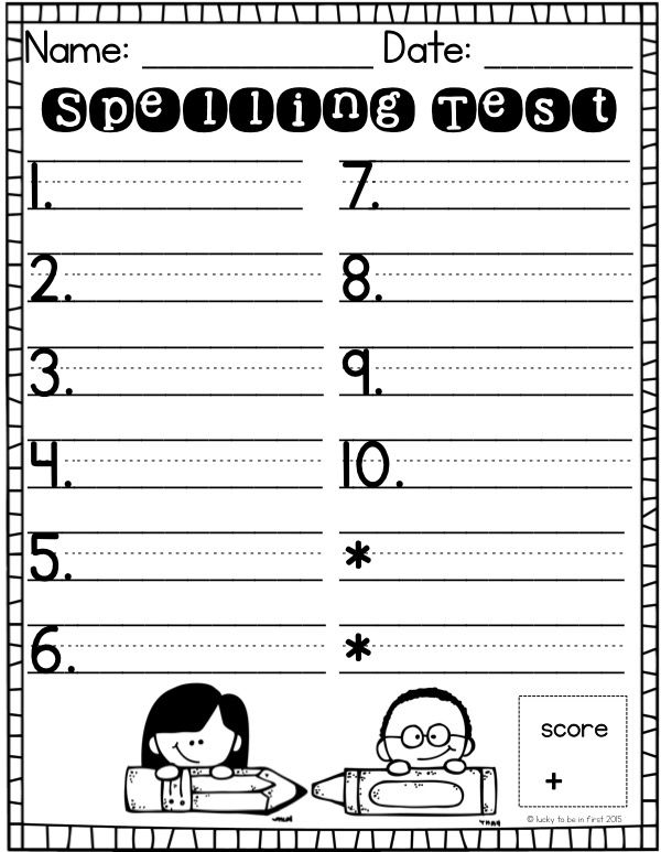 1st Grade Spelling Words Worksheets: Fun & Educational