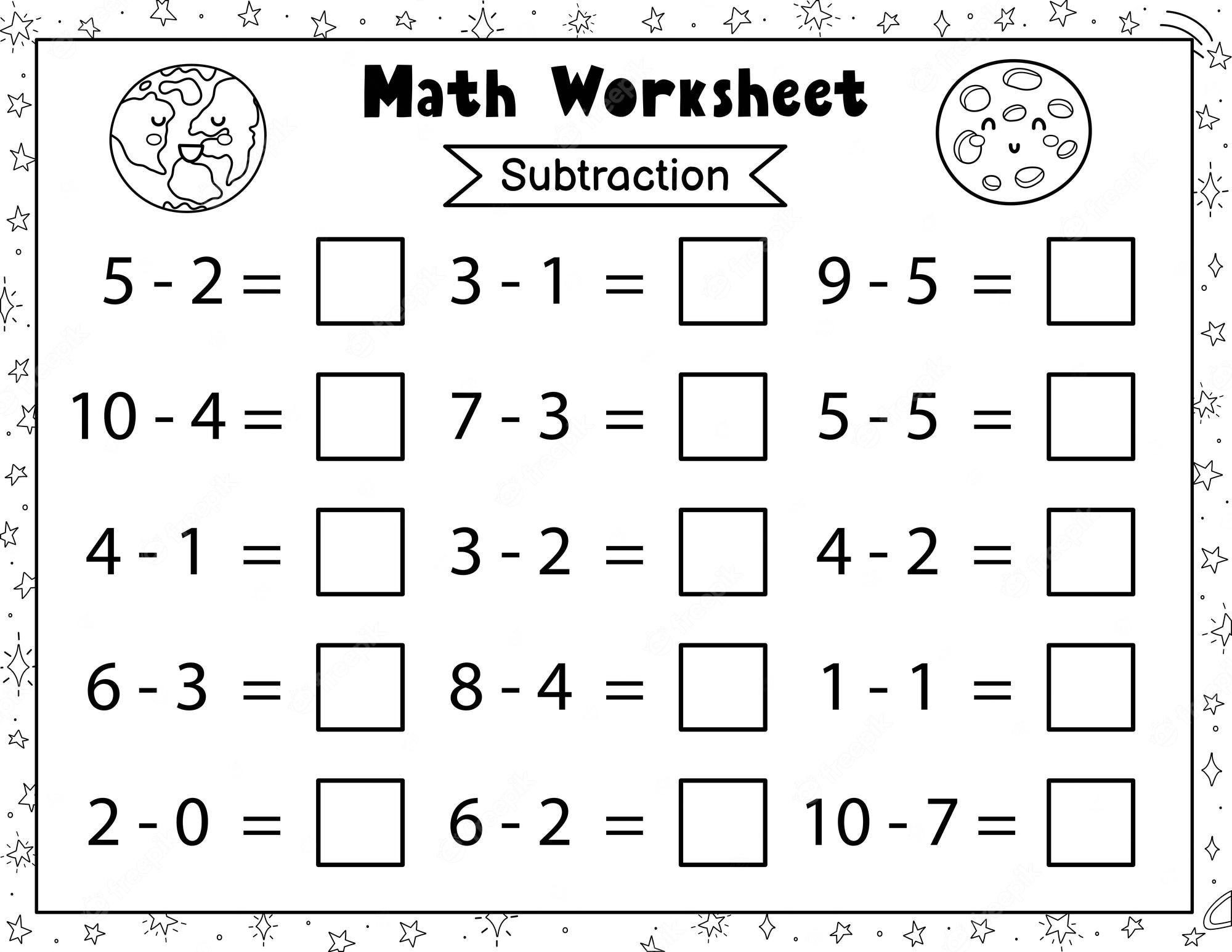 1St Grade Subtraction Worksheets Fun And Engaging Math Practice For Kids