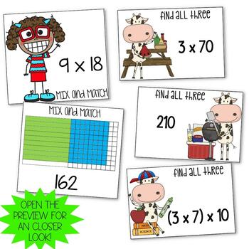 2 Digit X 1 Digit Multiplication Bundle Of Anchor Charts And