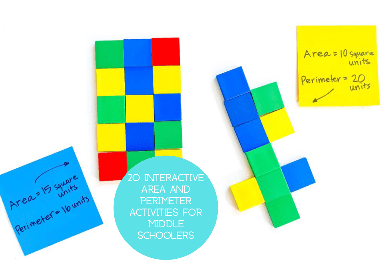 20 Interactive Area And Perimeter Activities For Middle Schoolers Teaching Expertise