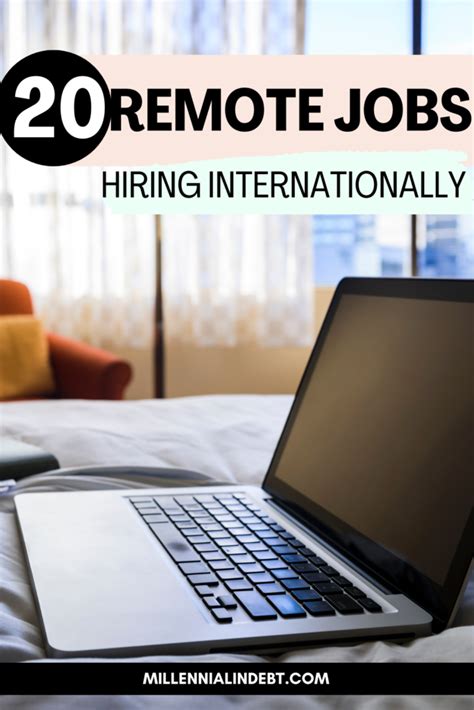 20 International Remote Jobs Hiring Now Millennial In Debt