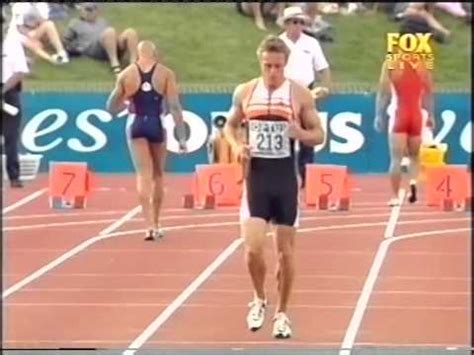 2000 Gp Canberra 100M Running Patrick Johnson Youtube