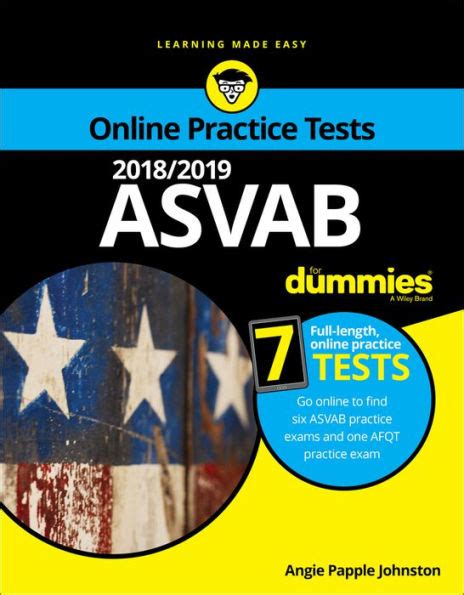 2018 2019 Asvab For Dummies With Online Practice By Angie Papple Johnston Paperback Barnes