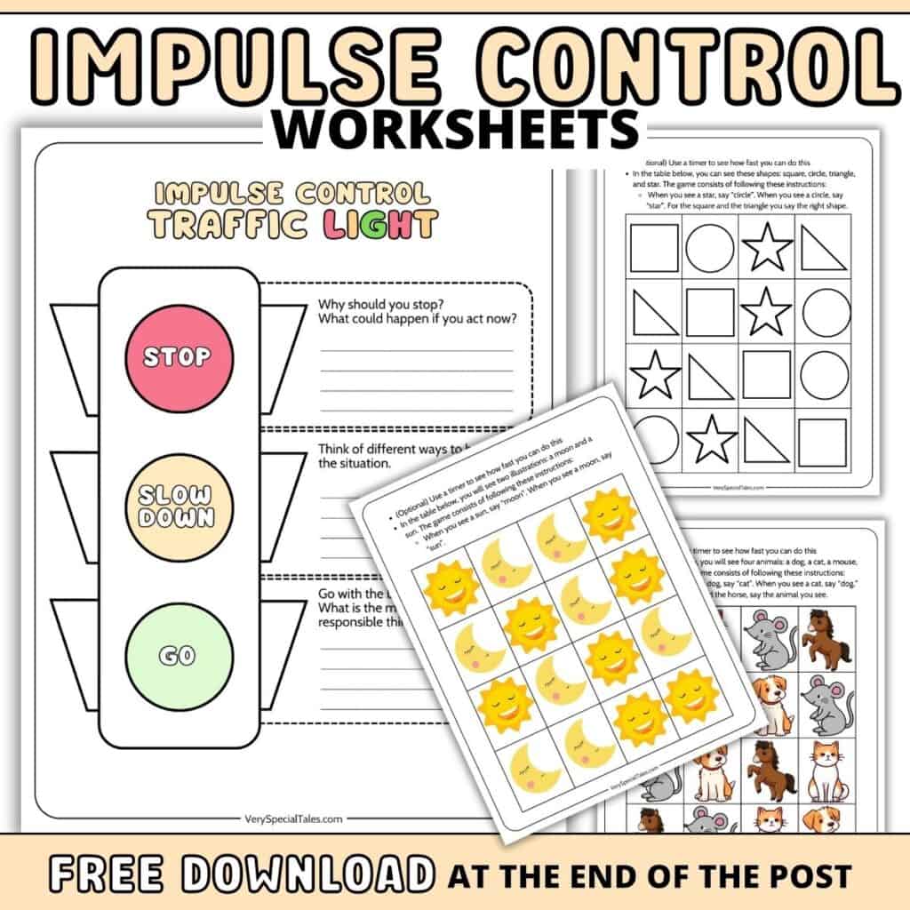 21 Impulse Control Activities For Kids Pdf Fun Games Worksheets