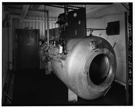 23 View Of Escape Training Tank Looking Northwest Showing Two Lock Recompression Chamber In