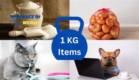 25 Common Things That Weigh One Kilogram Kg Images