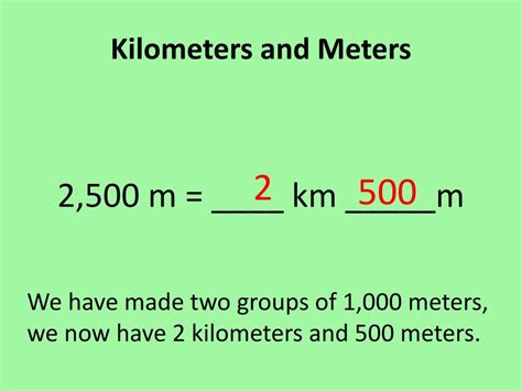 2500 Meters To Km