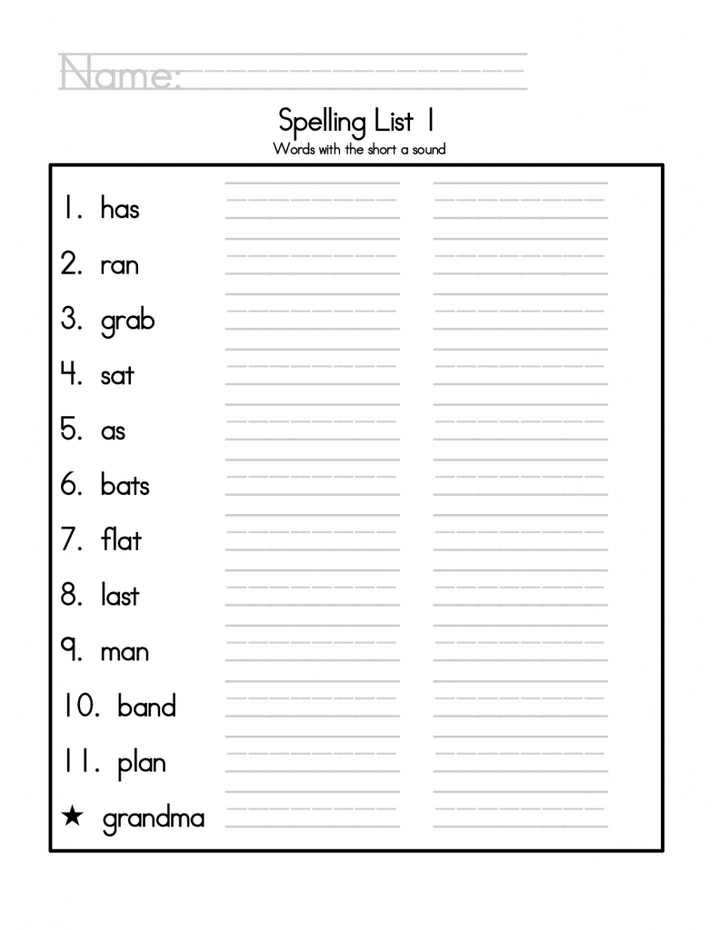 2nd Grade Spelling Worksheets: Fun and Easy Learning