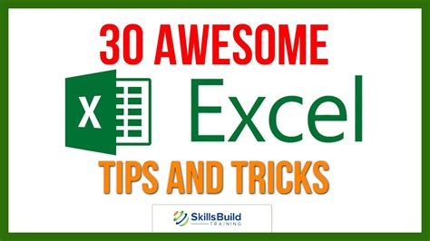 30 Awesome Microsoft Excel Tips And Tricks