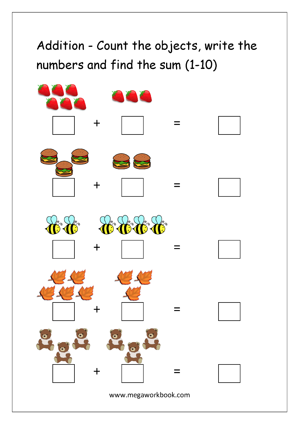 30 Simple Addition Worksheets Worksheets Decoomo