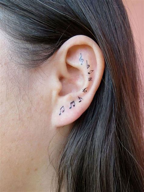 30 Tatuajes En La Oreja Que Te Enamorar N