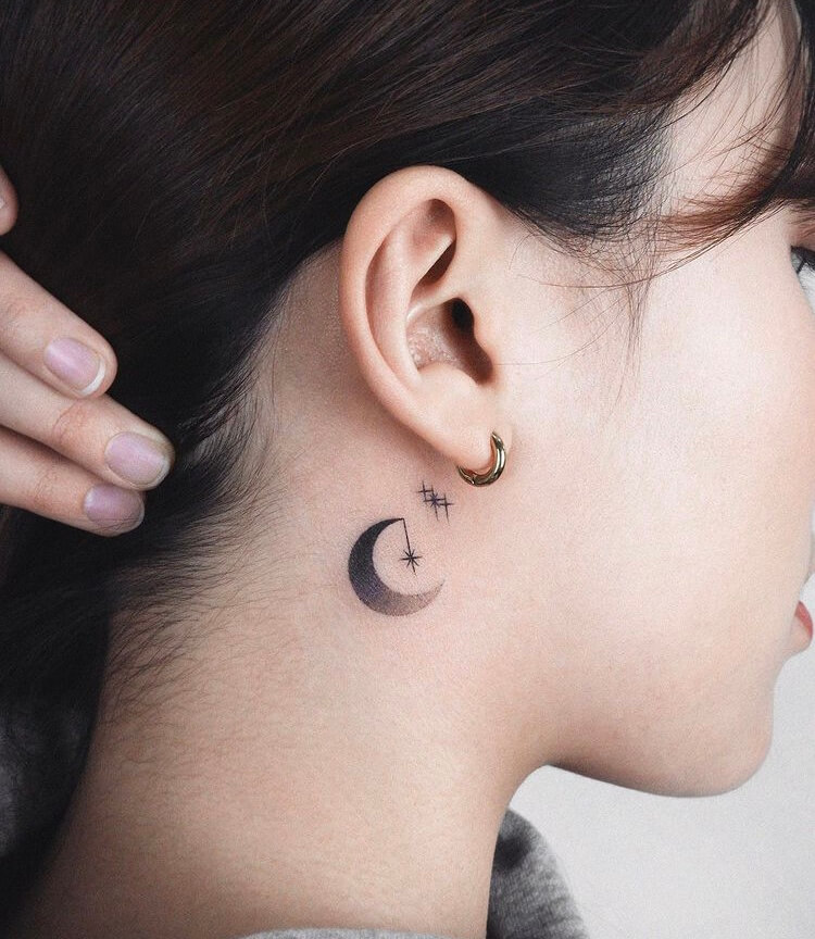 30 Unique Behind The Ear Tattoo Ideas For Women Behind Ear Tattoos Behind Ear Tattoo Small