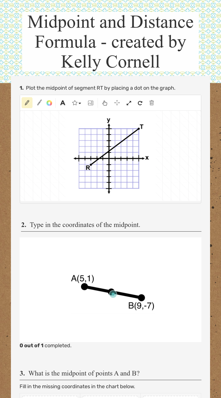 32 Distance And Midpoint Formula Worksheet Support Worksheet