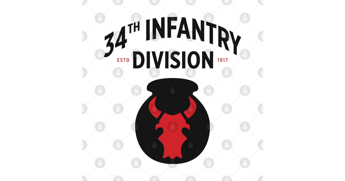 34Th Infantry Division United States Military 34Th Infantry Division T Shirt Teepublic