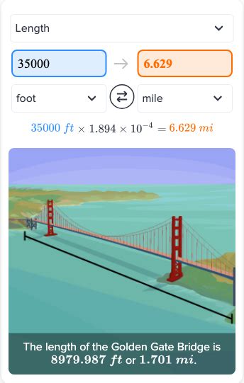 How Far is 35000 Feet in Miles