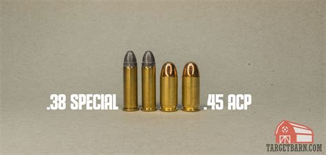 38 Special Vs 45 Acp Basic Comparison