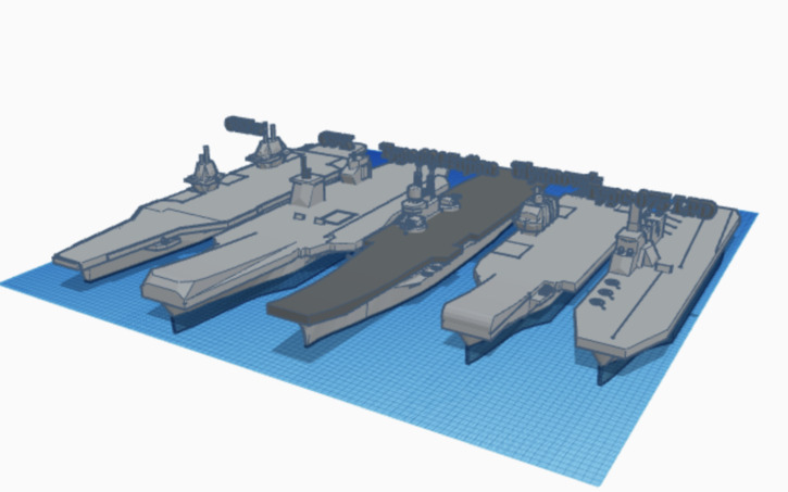 3D Design 5 Biggest Ships In The Lilliput Navy Tinkercad