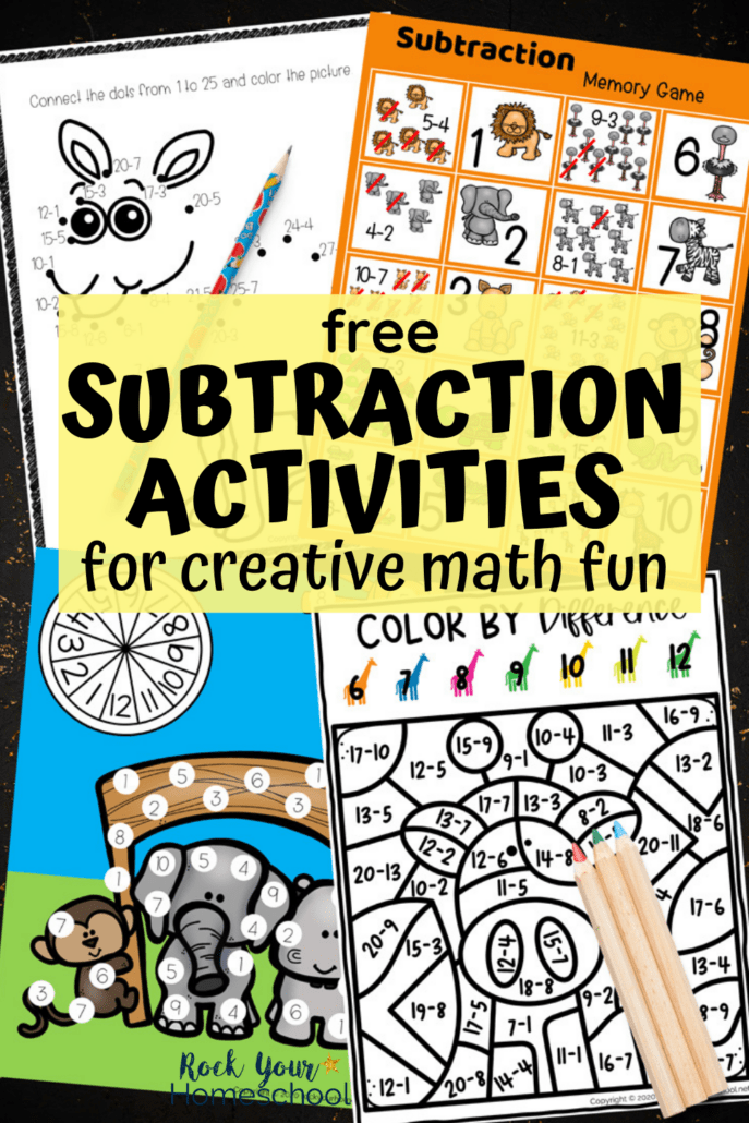 4 Creative Subtraction Activities To Make Math Fun Subtraction