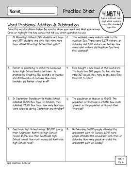 Free 4.NBT.4 Worksheets: Boost Math Skills Now