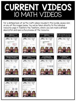 4 Nf 5 7 Decimal Math Video And Worksheet Bundle By Teaching To Engage