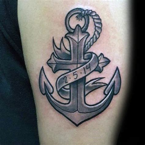 40 Anchor Cross Tattoo Designs For Men Religious Ink Ideas